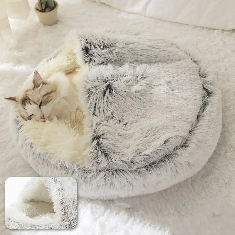 CozyNest® – Soft Plush Pet Bed with - Vista 3 del producto