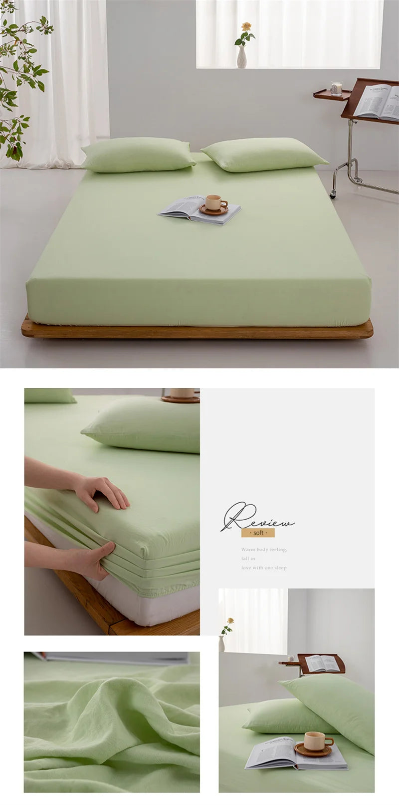 ComfortSheet® – Soft Cotton Fitted Bed Sheet - Vista 17 del producto