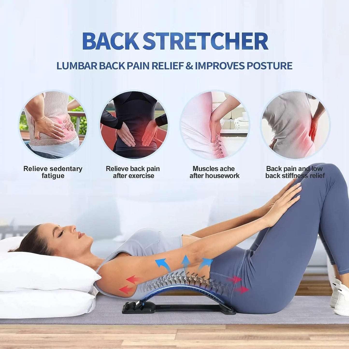 SpineRelief® – Back Stretcher for Back Pain - Vista 12 del producto