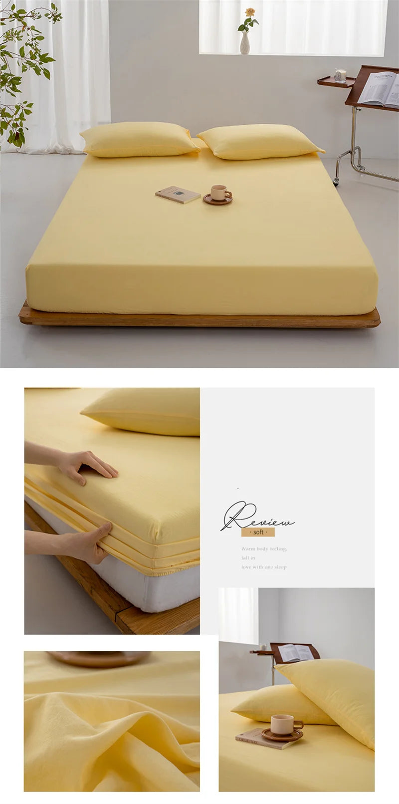 ComfortSheet® – Soft Cotton Fitted Bed Sheet - Vista 16 del producto