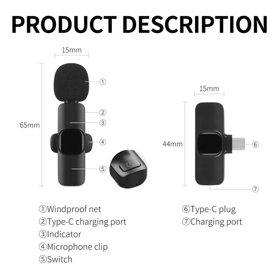 K9Blue® – wireless microphone portable - Vista 24 del producto