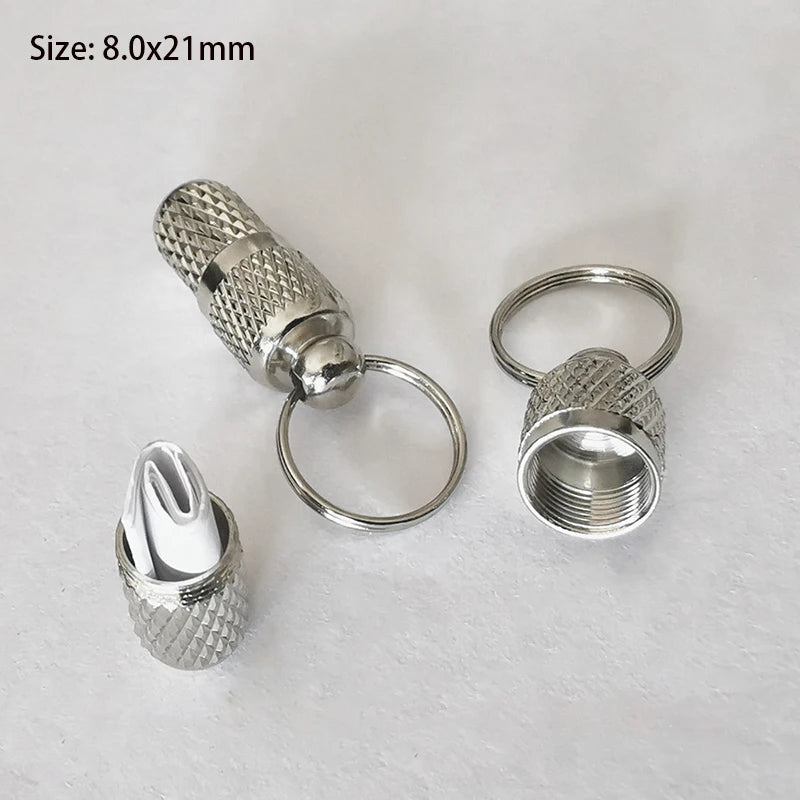 SafeID® – Mini Metal Collar Tube Address - Vista principal del producto