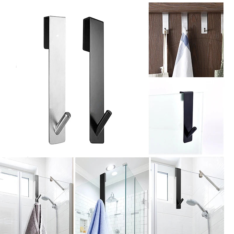 HangEase® – Stainless Steel Over-Door Towel Rack - Vista 3 del producto