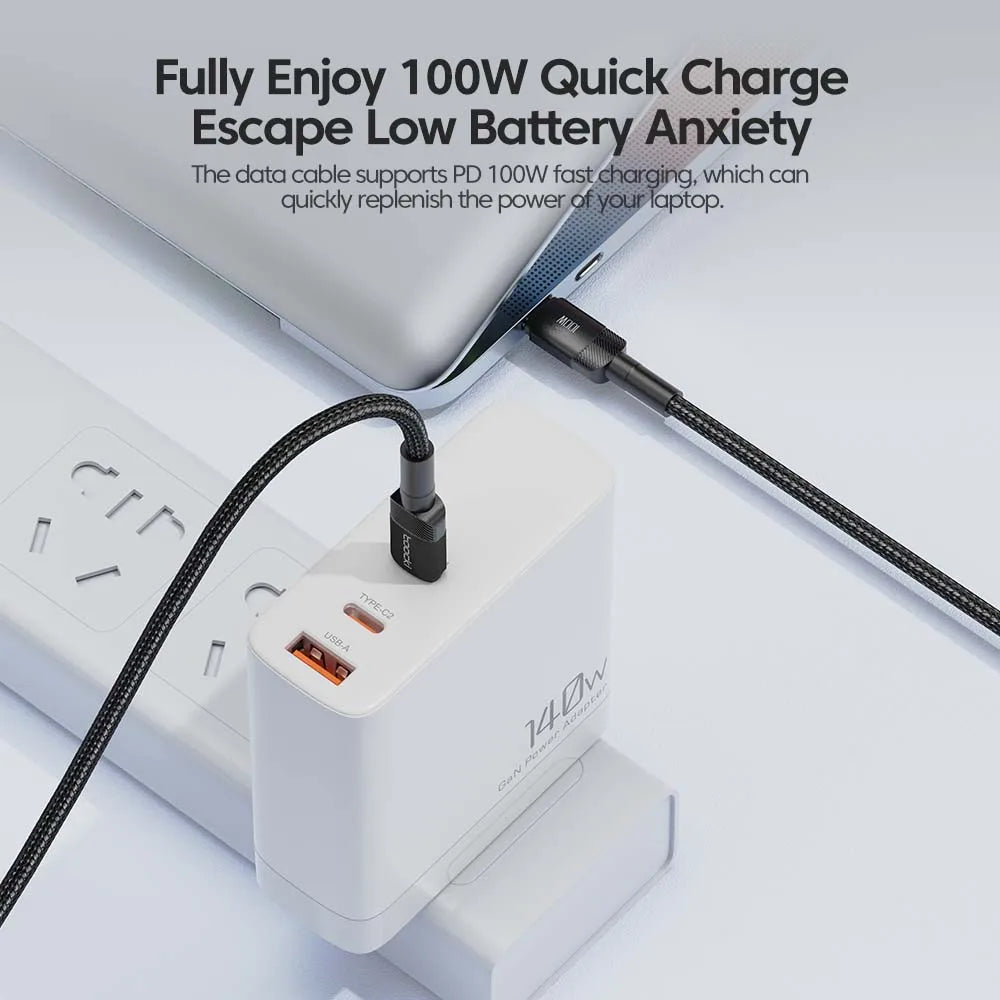 Toocki100W® – Type C to USB C - Vista 2 del producto