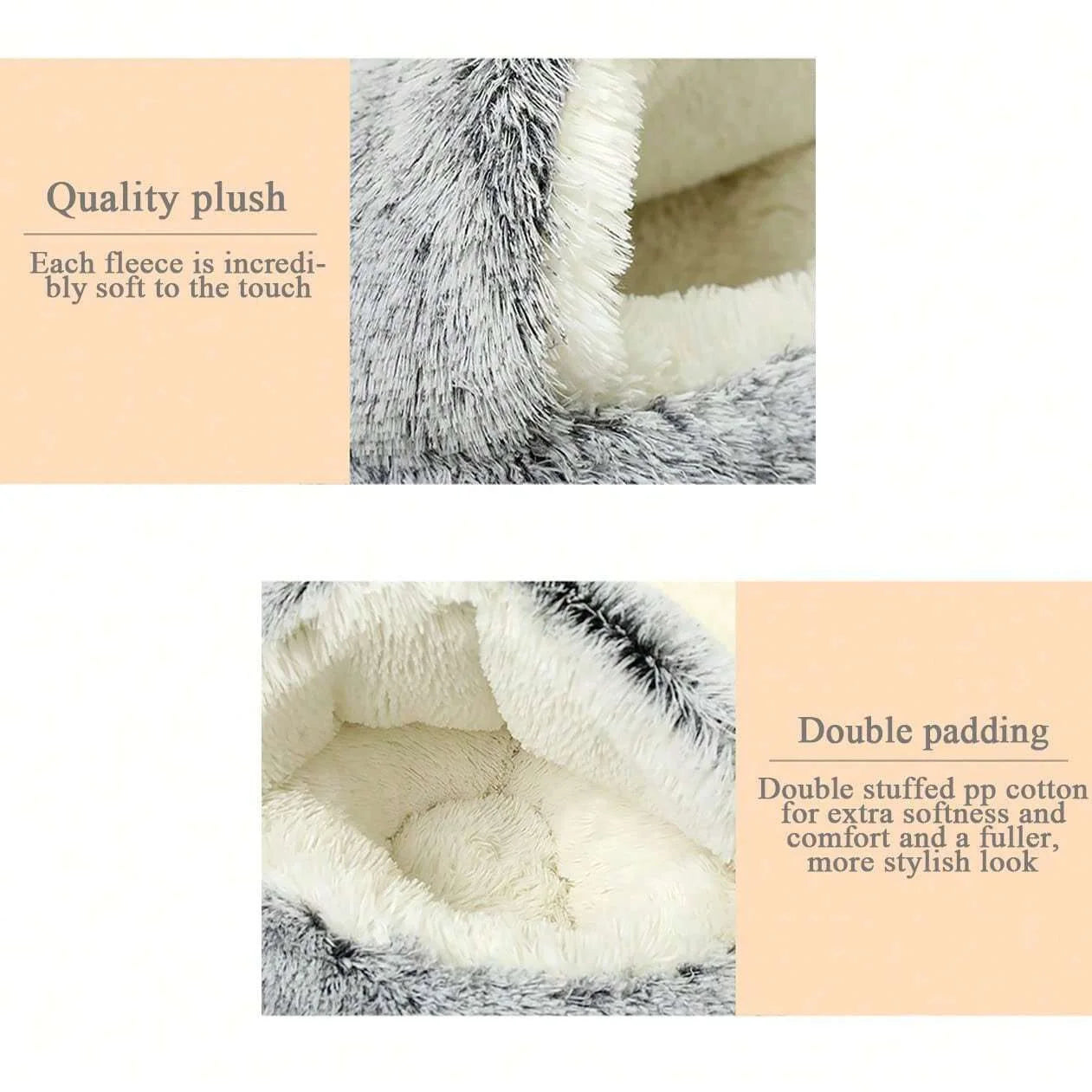 CozyNest® – Soft Plush Pet Bed with - Vista 14 del producto