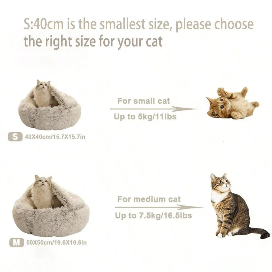 CozyNest® – Soft Plush Pet Bed with - Vista 2 del producto