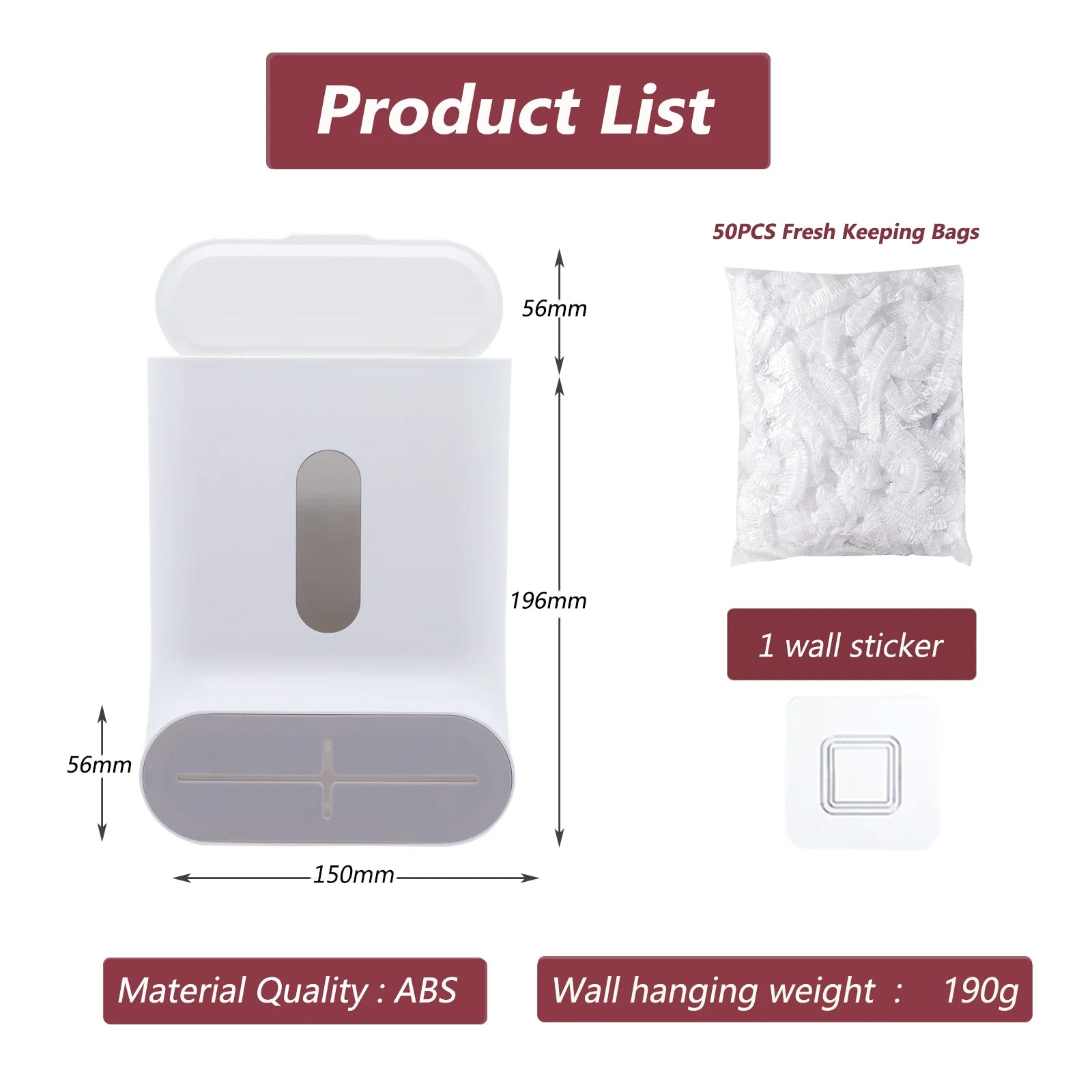TriCut® – Wall-Mount Dispenser - Vista 22 del producto
