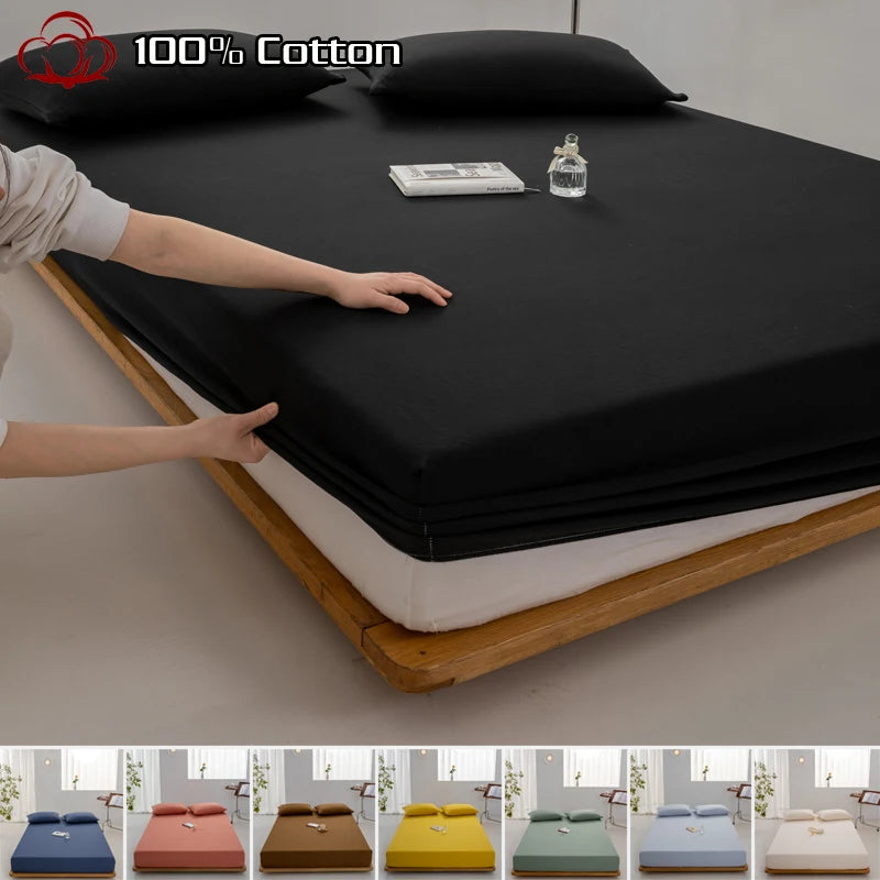 ComfortSheet® – Soft Cotton Fitted Bed Sheet - Vista principal del producto
