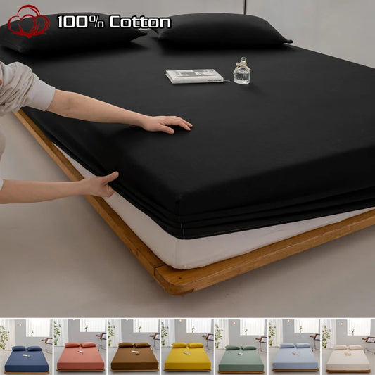 ComfortSheet® – Soft Cotton Fitted Bed Sheet - Vista principal del producto