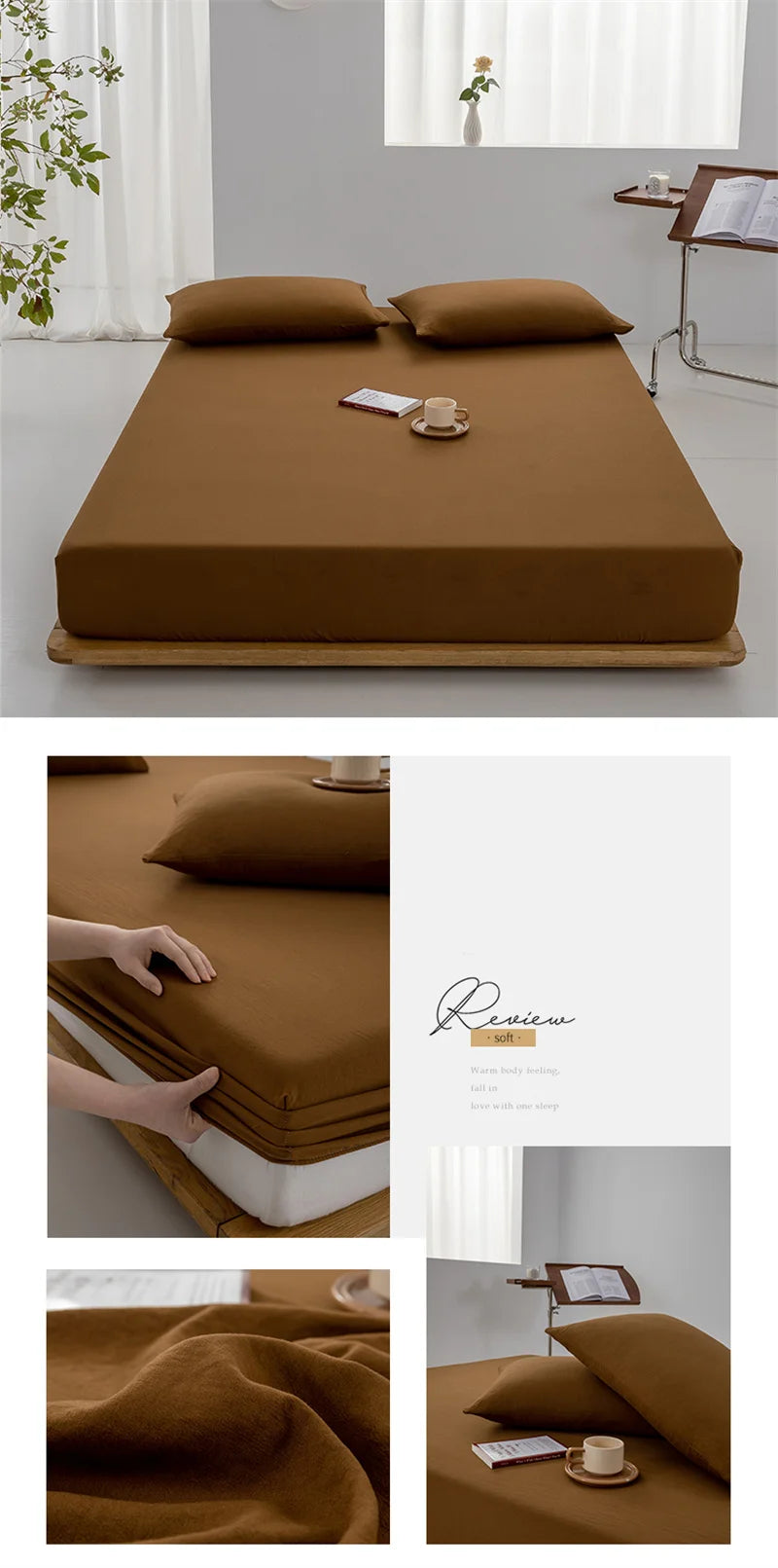 ComfortSheet® – Soft Cotton Fitted Bed Sheet - Vista 9 del producto