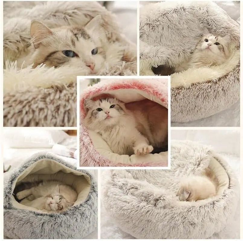 CozyNest® – Soft Plush Pet Bed with - Vista 6 del producto