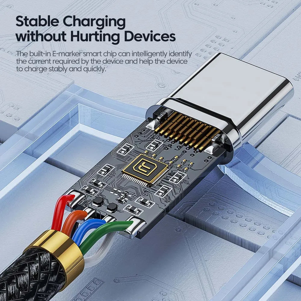 Toocki100W® – Type C to USB C - Vista 5 del producto