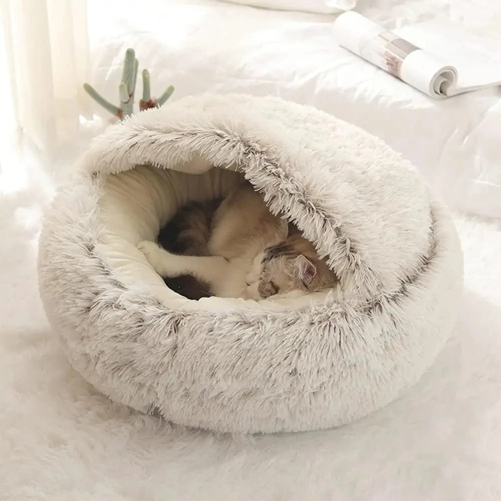CozyNest® – Soft Plush Pet Bed with - Vista 8 del producto