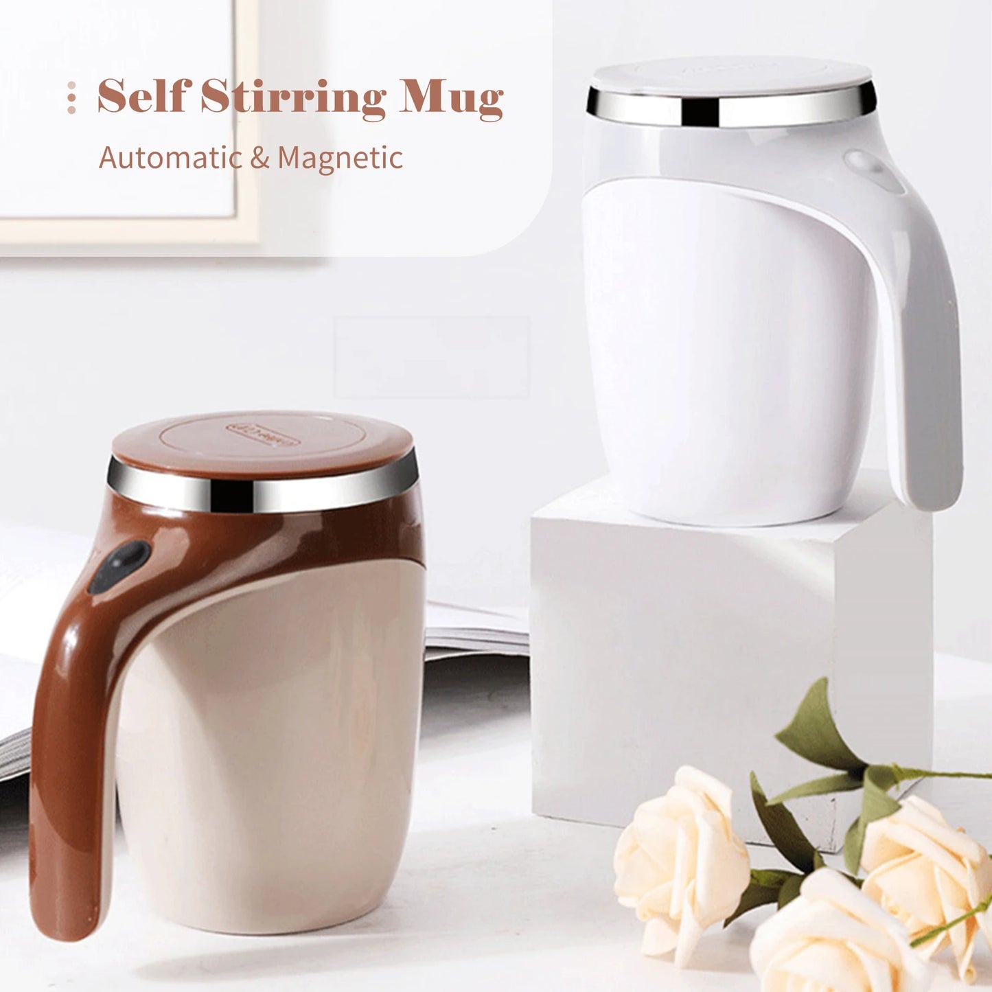 StirMagic® – Self-Stirring Magnetic Mug - Vista 2 del producto
