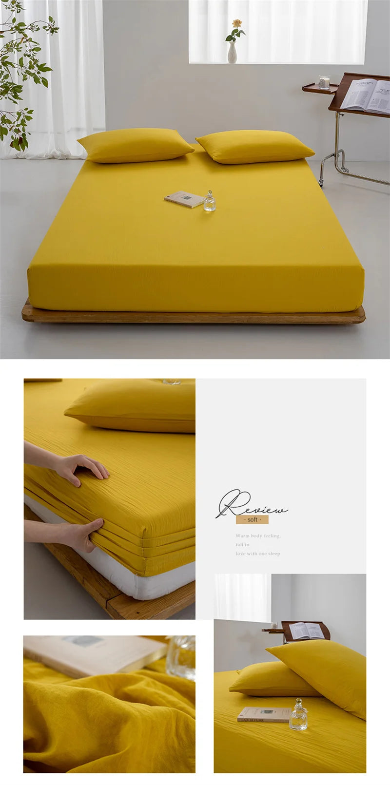 ComfortSheet® – Soft Cotton Fitted Bed Sheet - Vista 10 del producto