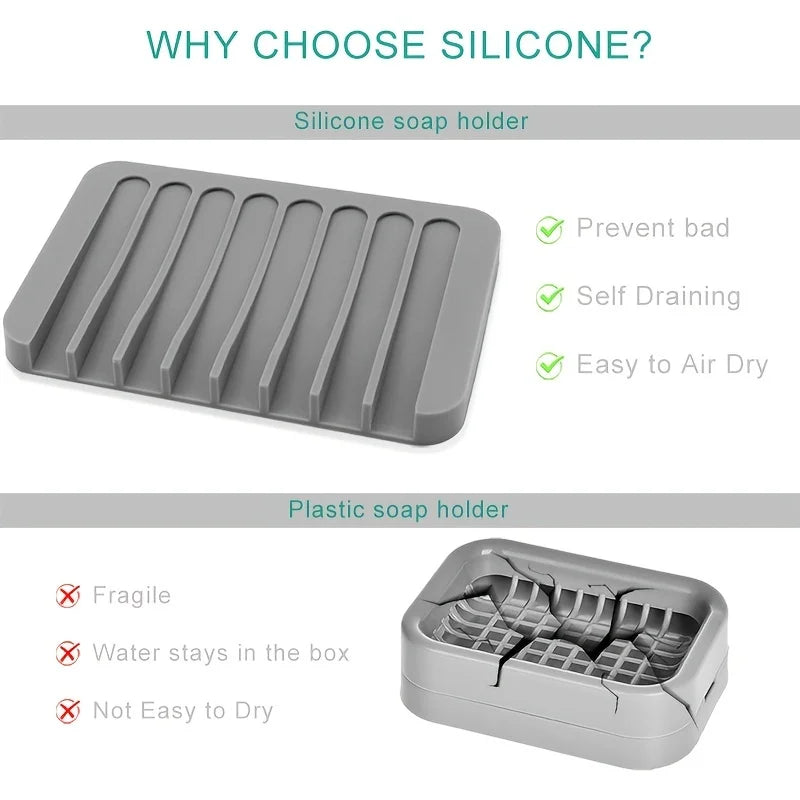 SoapDish® – - Self Draining Soap Holder - Vista 3 del producto