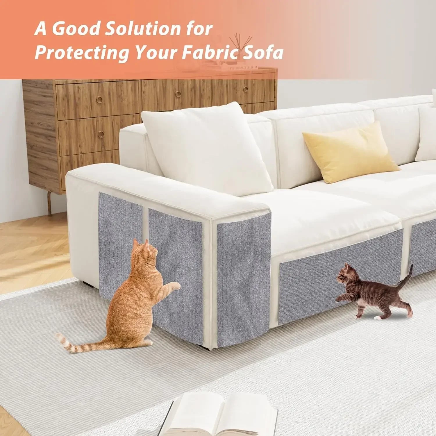 ScratchMate® – Self-Adhesive Cat Scratching Mat - Vista 4 del producto
