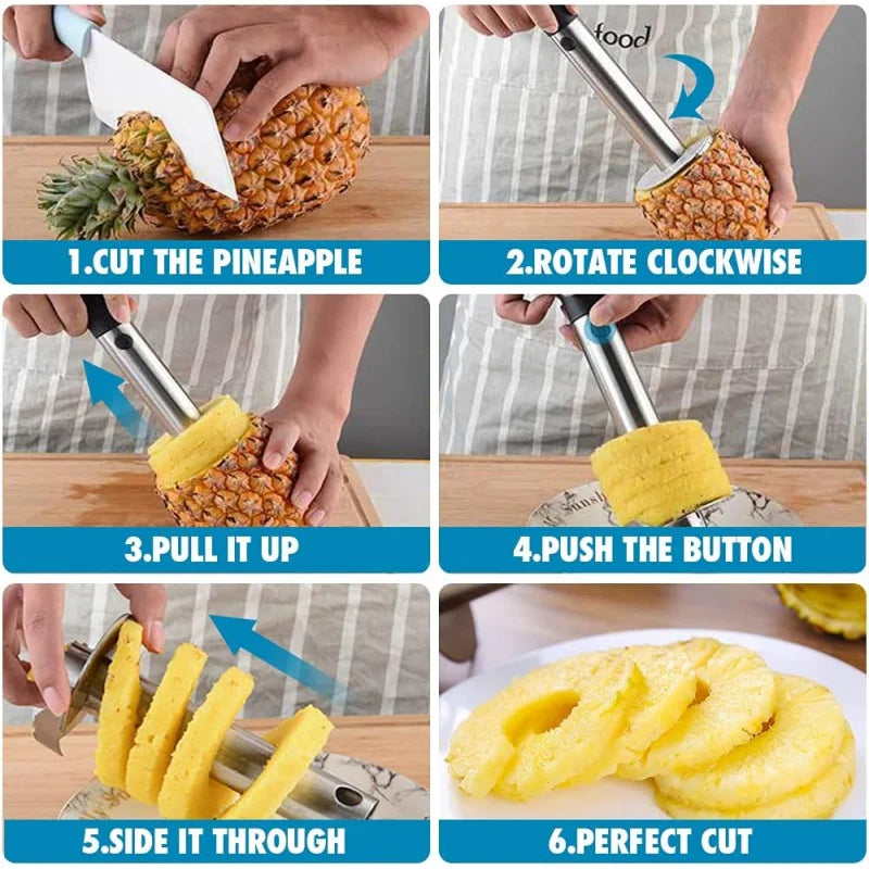 PineappleMaster® – Stainless Steel Pineapple Peeler - Vista 4 del producto