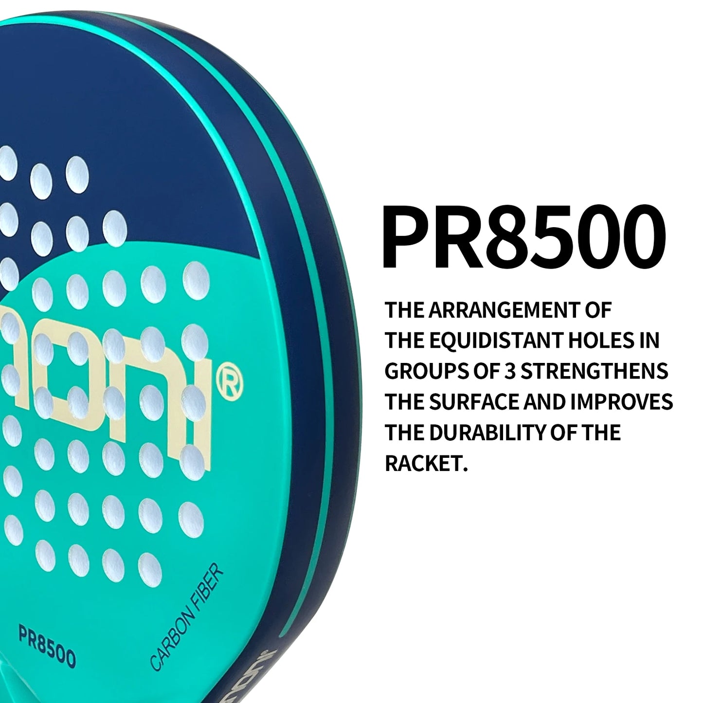 StrikePro® – Carbon Fiber Padel Tennis Racket - Vista 3 del producto