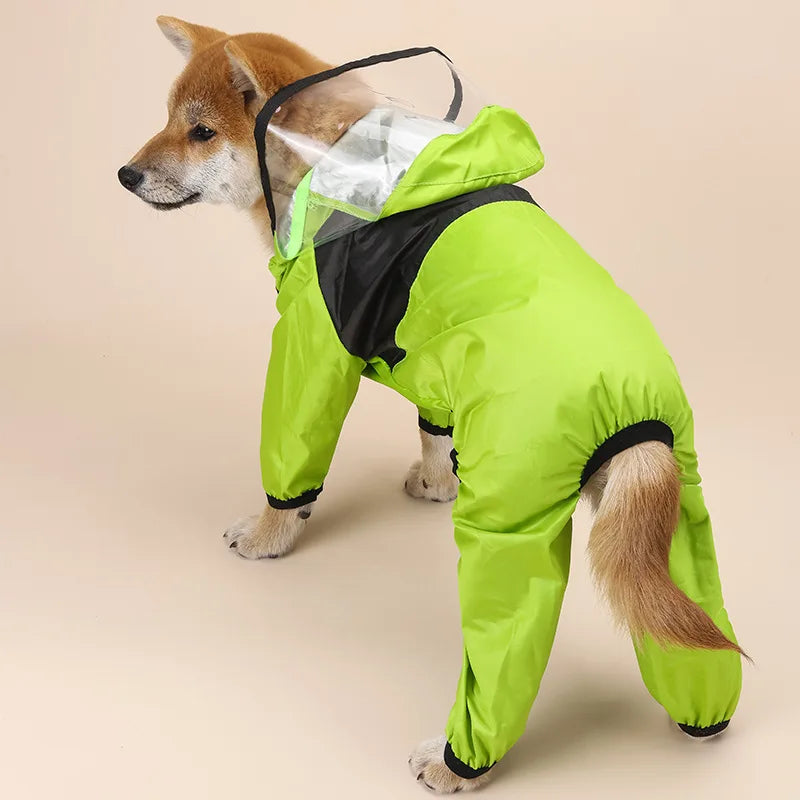 RainPaws® – Transparent Hooded Pet Raincoat - Vista 7 del producto
