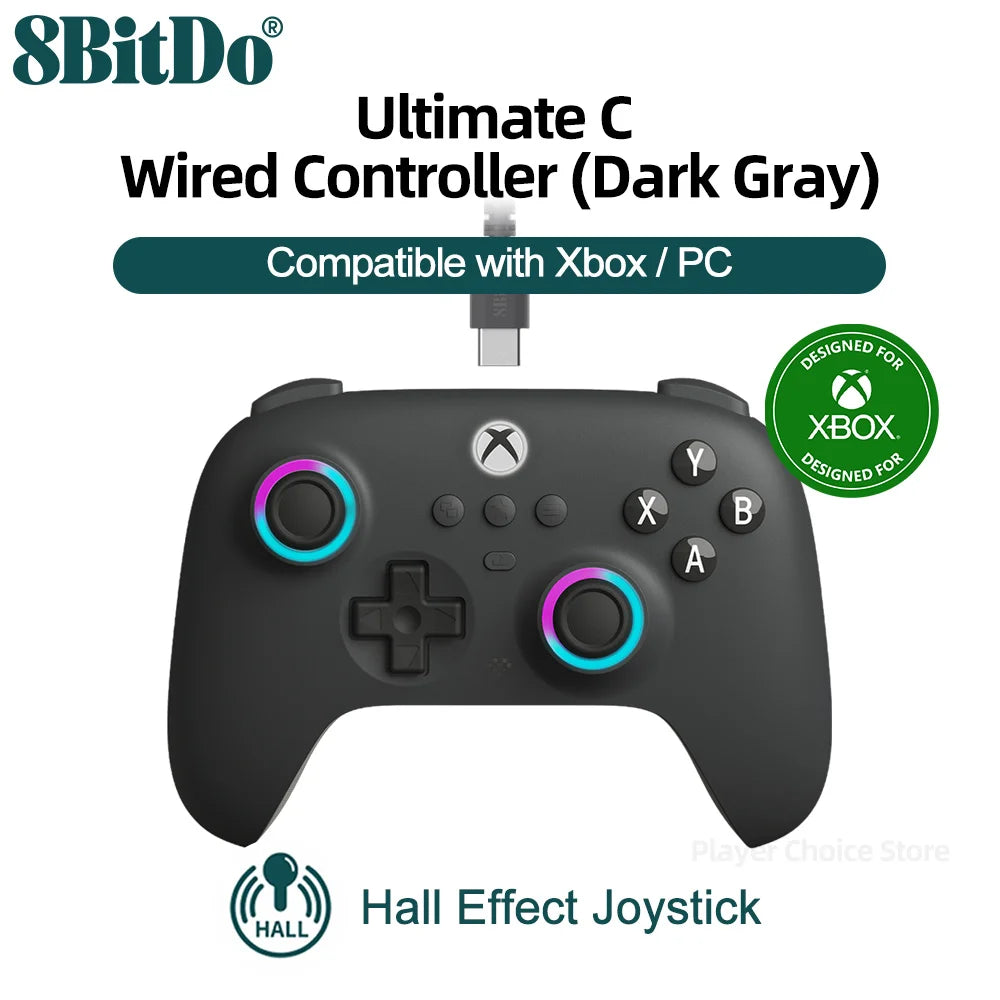 TitanGrip® – Ultimate Wired Xbox Controller (8BitDo) - Vista 7 del producto