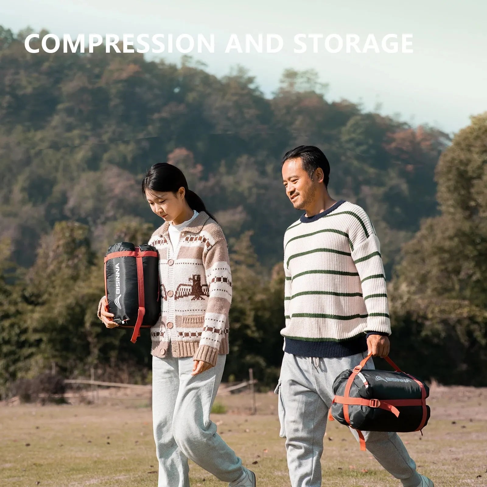 TrailHaven® – Lightweight 3-Season Camping Sleeping Bag - Vista 6 del producto