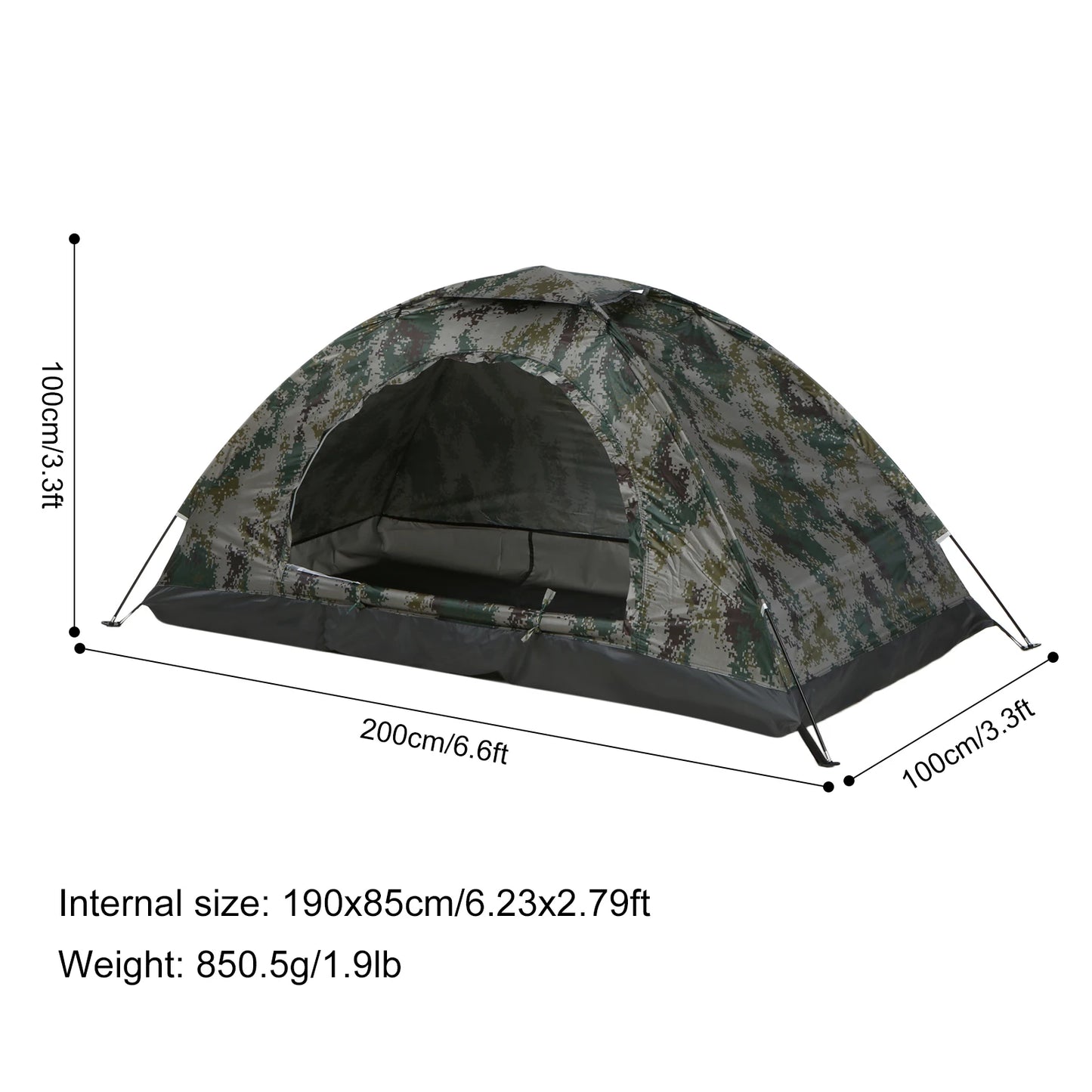 UltraTent® – Ultralight Camping Tent - Vista 10 del producto