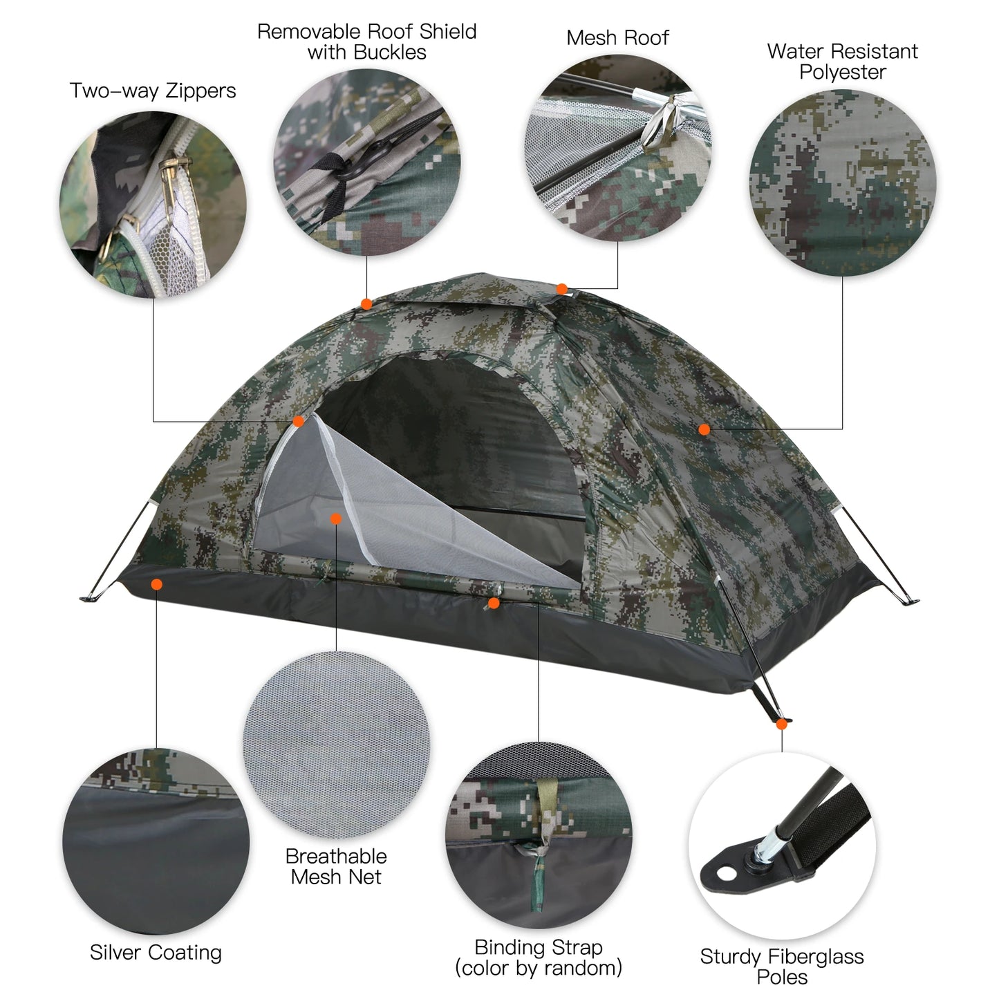 UltraTent® – Ultralight Camping Tent - Vista 3 del producto