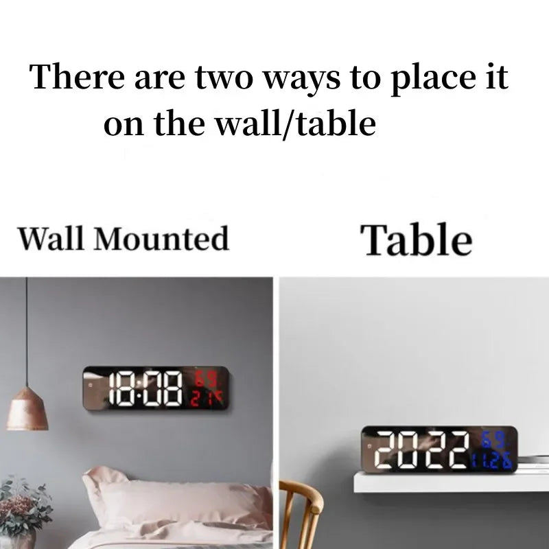ChronoComfort® – Digital Wall Clock - Vista 3 del producto