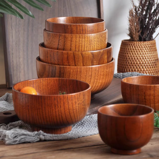 JujuWood® – Japanese Wooden Soup & Salad - Vista principal del producto
