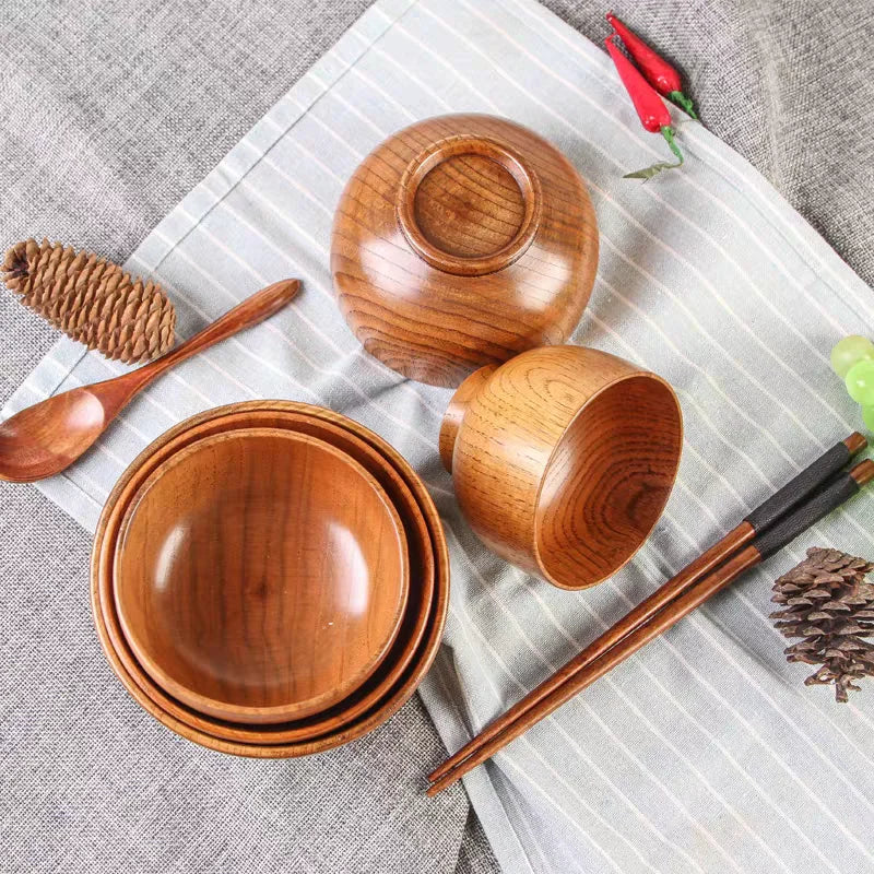 JujuWood® – Japanese Wooden Soup & Salad - Vista 6 del producto