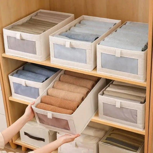OrganizeEase® – Foldable Clothes Storage Box - Vista principal del producto