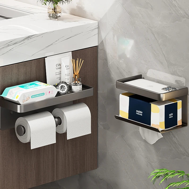 SmartMount® – Multifunctional Bathroom Paper Holder - Vista 2 del producto