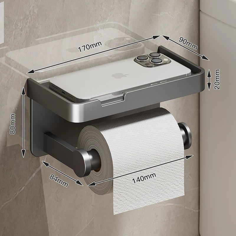 SmartMount® – Multifunctional Bathroom Paper Holder - Vista 6 del producto