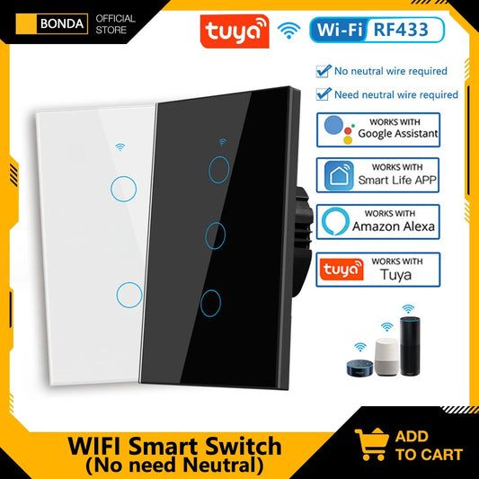 LightTouch® – RF433 WiFi Light Switch System - Vista principal del producto