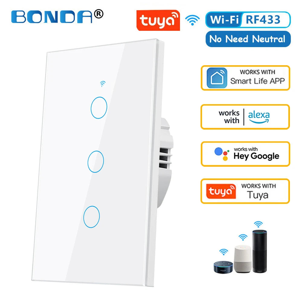 LightTouch® – RF433 WiFi Light Switch System - Vista 8 del producto